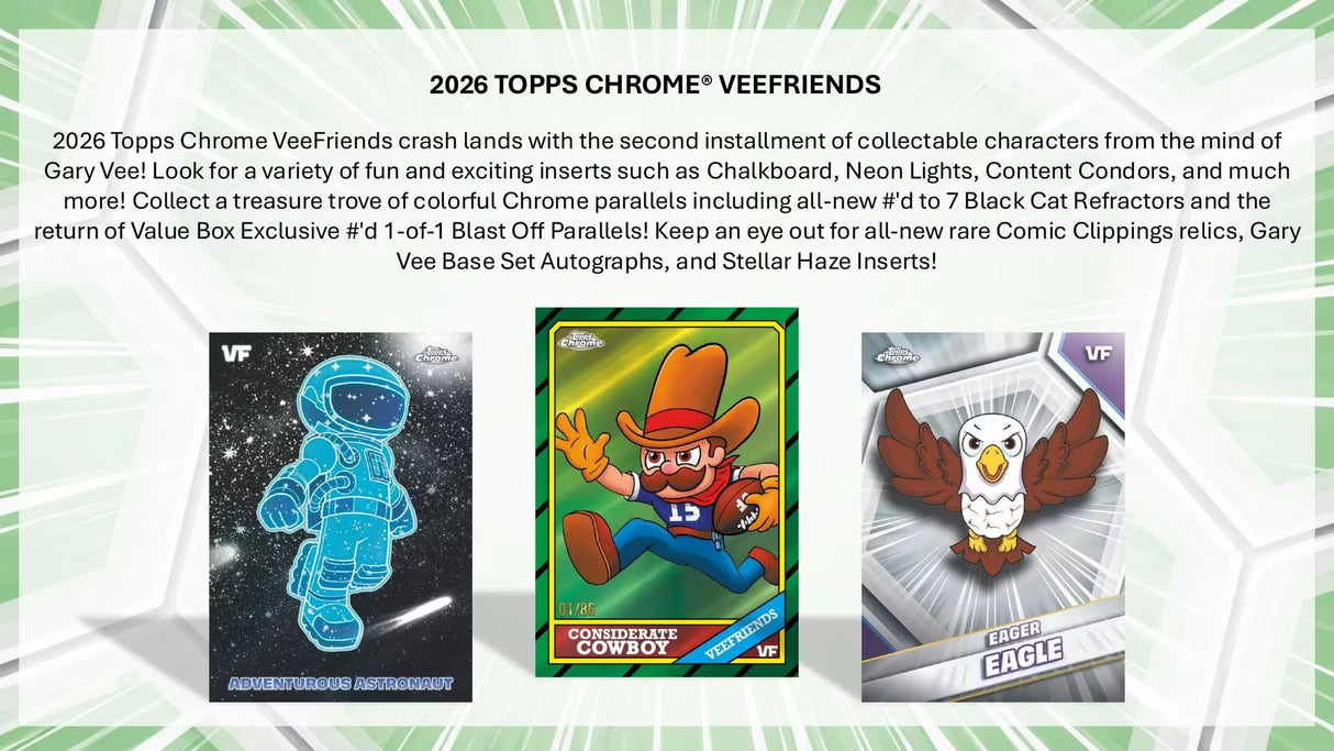 2026 Topps VeeFriends Chrome Hobby Box