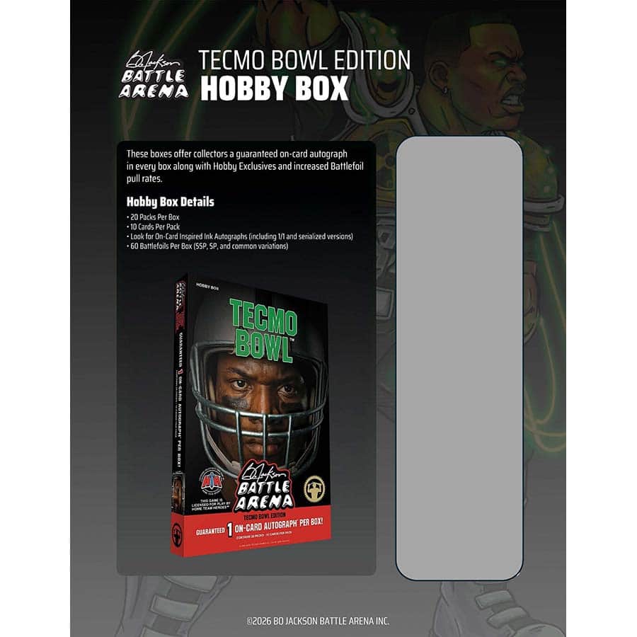 2026 Bo Jackson Battle Arena -Tecmo Bowl Edition Hobby Box