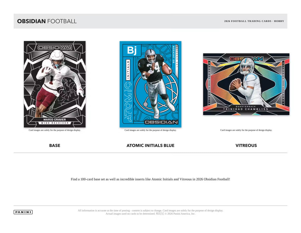 2026 Panini Obsidian Football Hobby Box