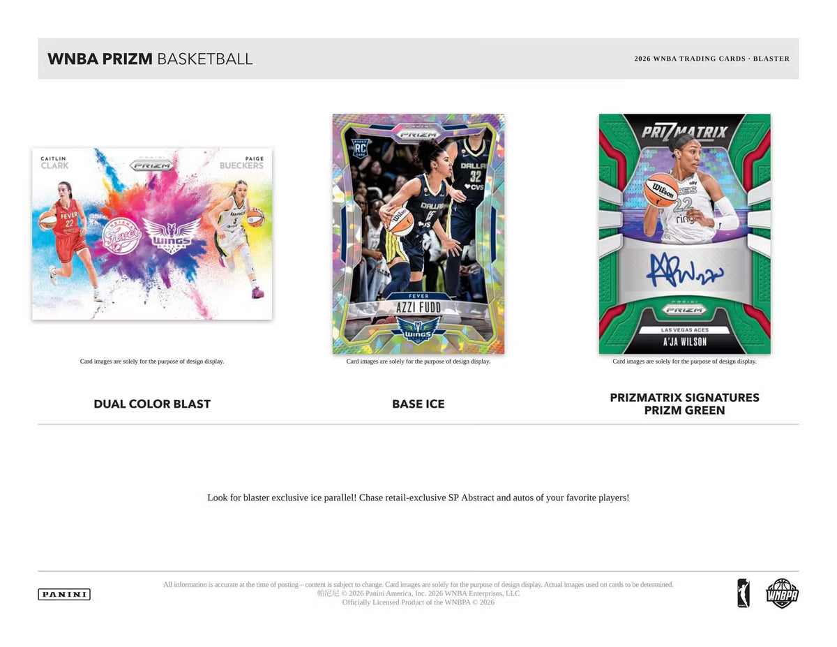 2026 Panini Prizm WNBA Basketball Blaster 20-Box Case