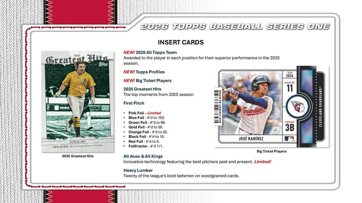 2026 Topps Series 1 Baseball Hobby Pack