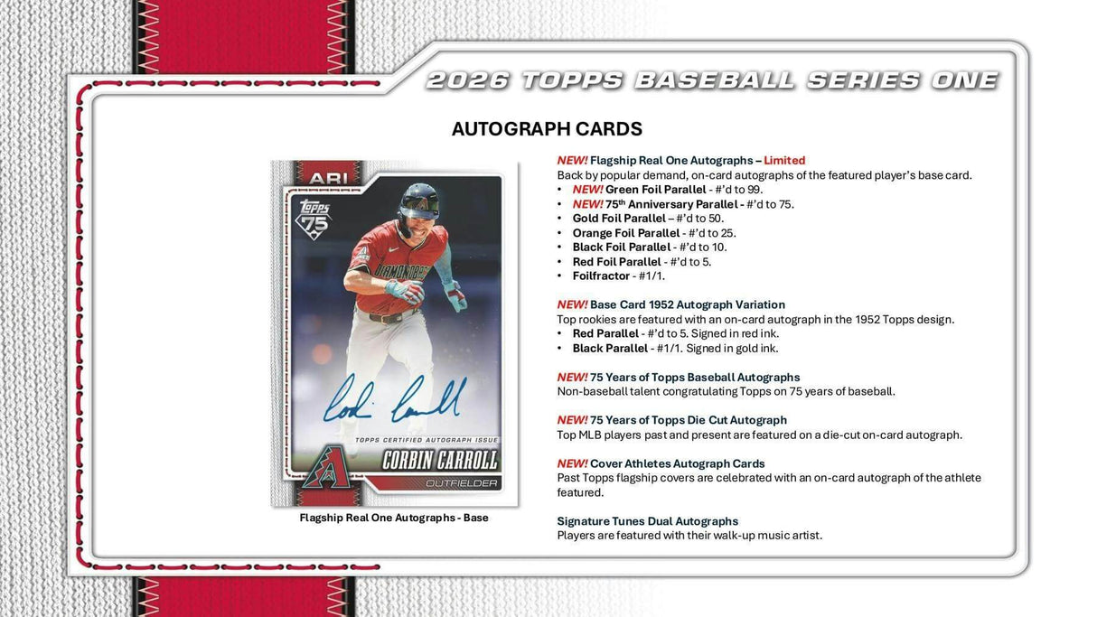 2026 Topps Series 1 Baseball 6-Pack Blaster 40-Box Case