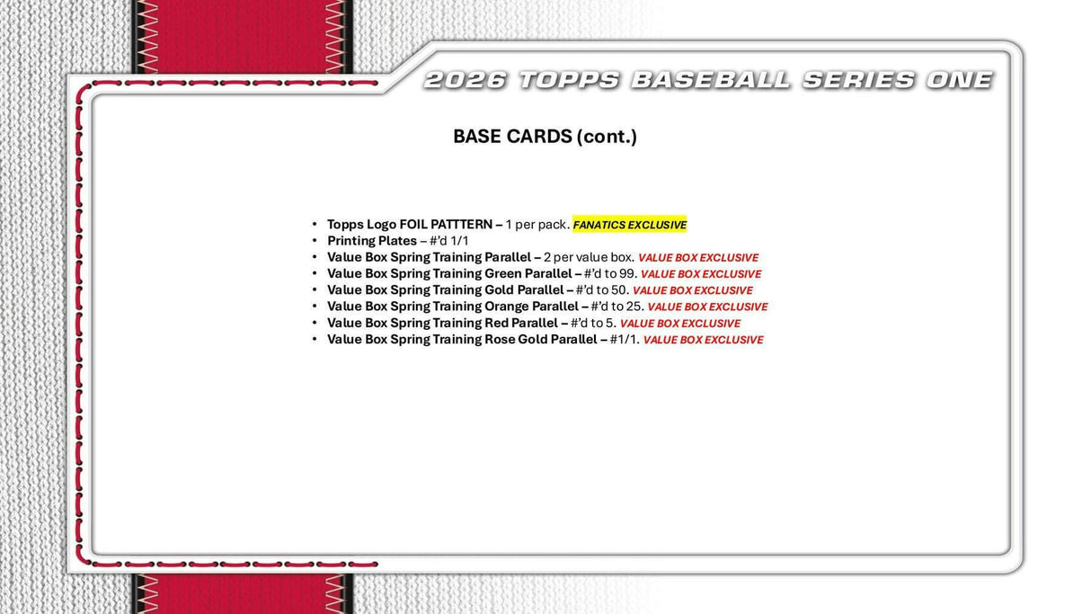 2026 Topps Series 1 Baseball 6-Pack Blaster 40-Box Case