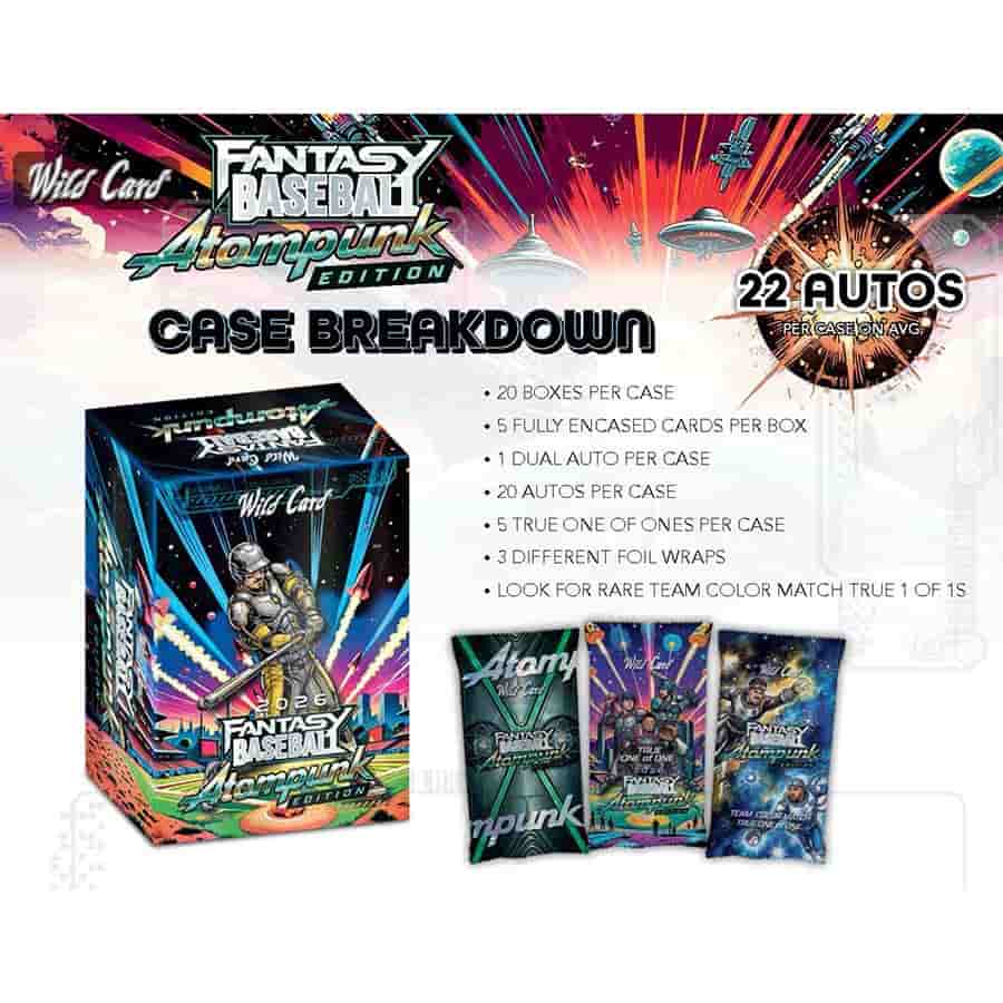 2026 Wild Card Atom Punk Fantasy Baseball Hobby