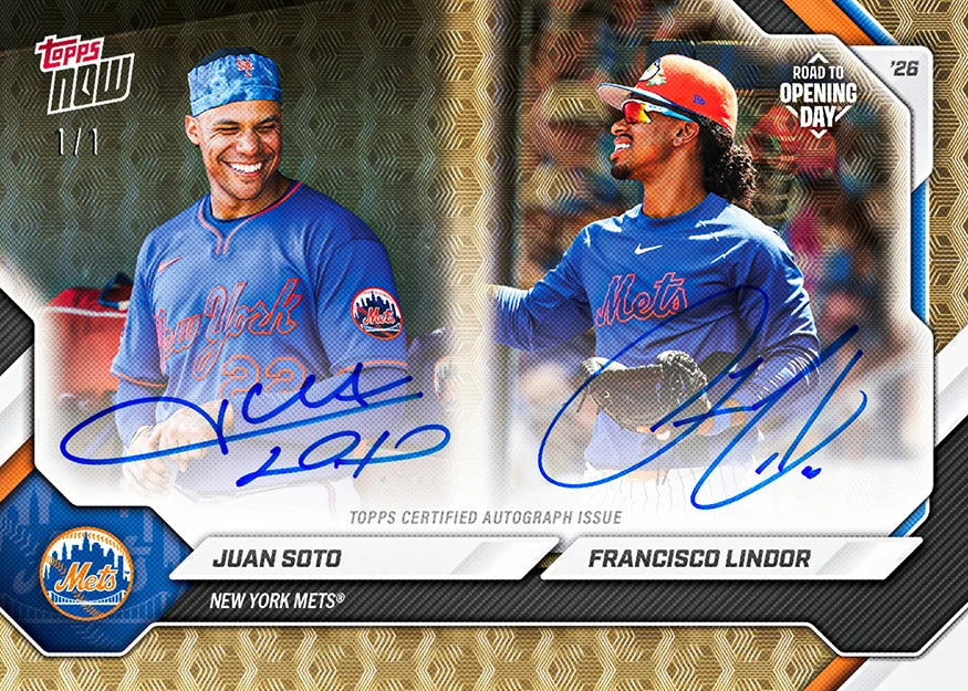 2026 MLB Topps NOW® Road To Opening Day – Autograph Collector’s Box