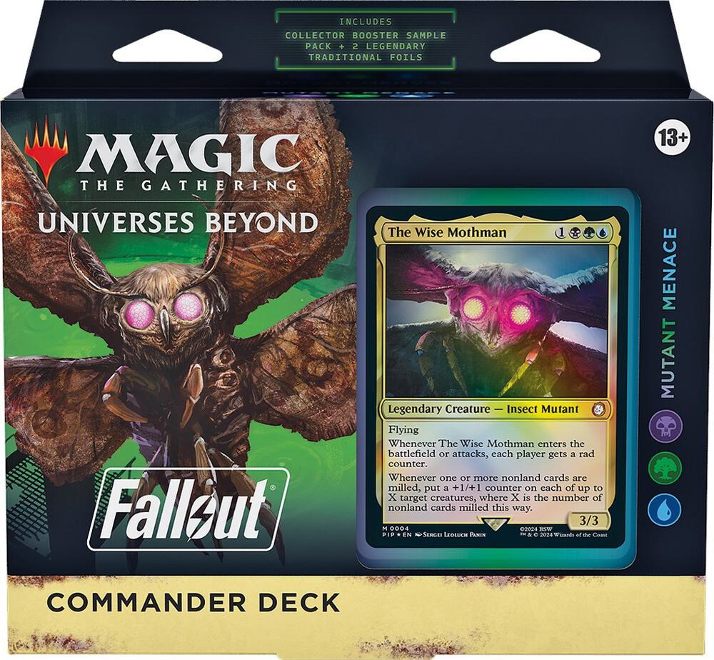 Magic The Gathering: Universes Beyond: Fallout Commander 4-Deck Case