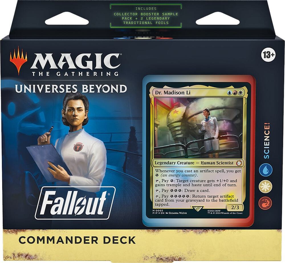 Magic The Gathering: Universes Beyond: Fallout Commander 4-Deck Case