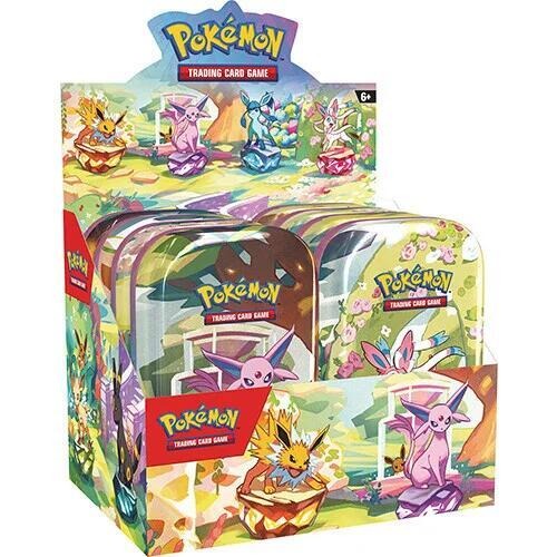 Pokemon TCG: Scarlet & Violet (SV8.5) Prismatic Evolutions Mini 8-Tin Display