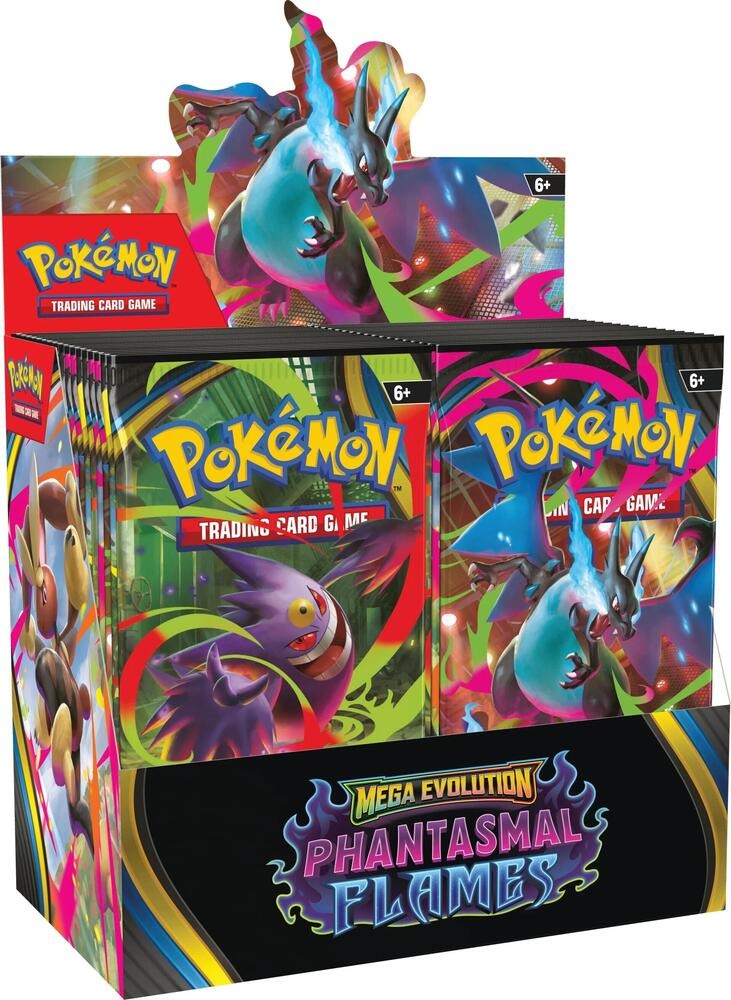 Pokemon TCG: Mega Evolution Phantasmal Flames (ME-02) Booster 6-Box Case