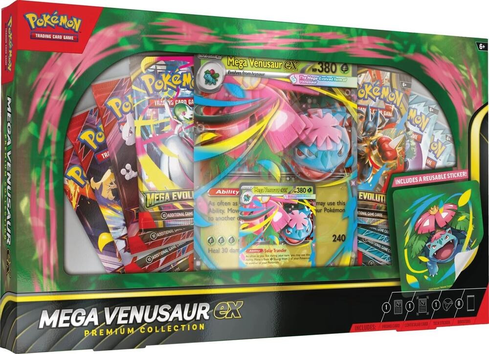 Pokemon TCG: Mega Venusaur ex Premium Collection 6-Box Case