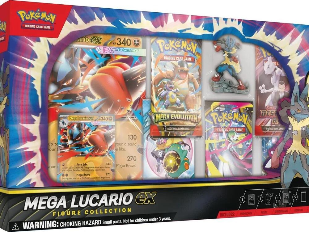 Pokemon TCG: Mega Lucario ex Premium Figure Collection