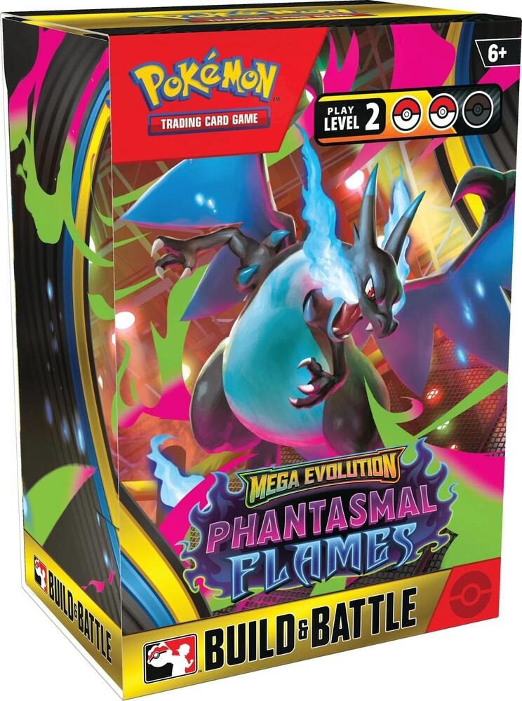 Pokemon TCG: Mega Evolution Phantasmal Flames (ME-02) Build and Battle Box