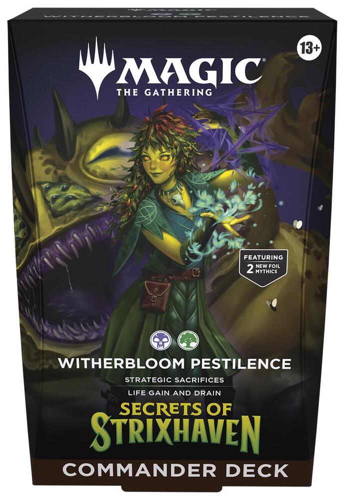 Magic The Gathering: Secrets of Strixhaven Commander 5-Deck Case