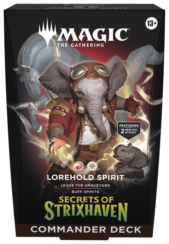 Magic The Gathering: Secrets of Strixhaven Commander 5-Deck Case