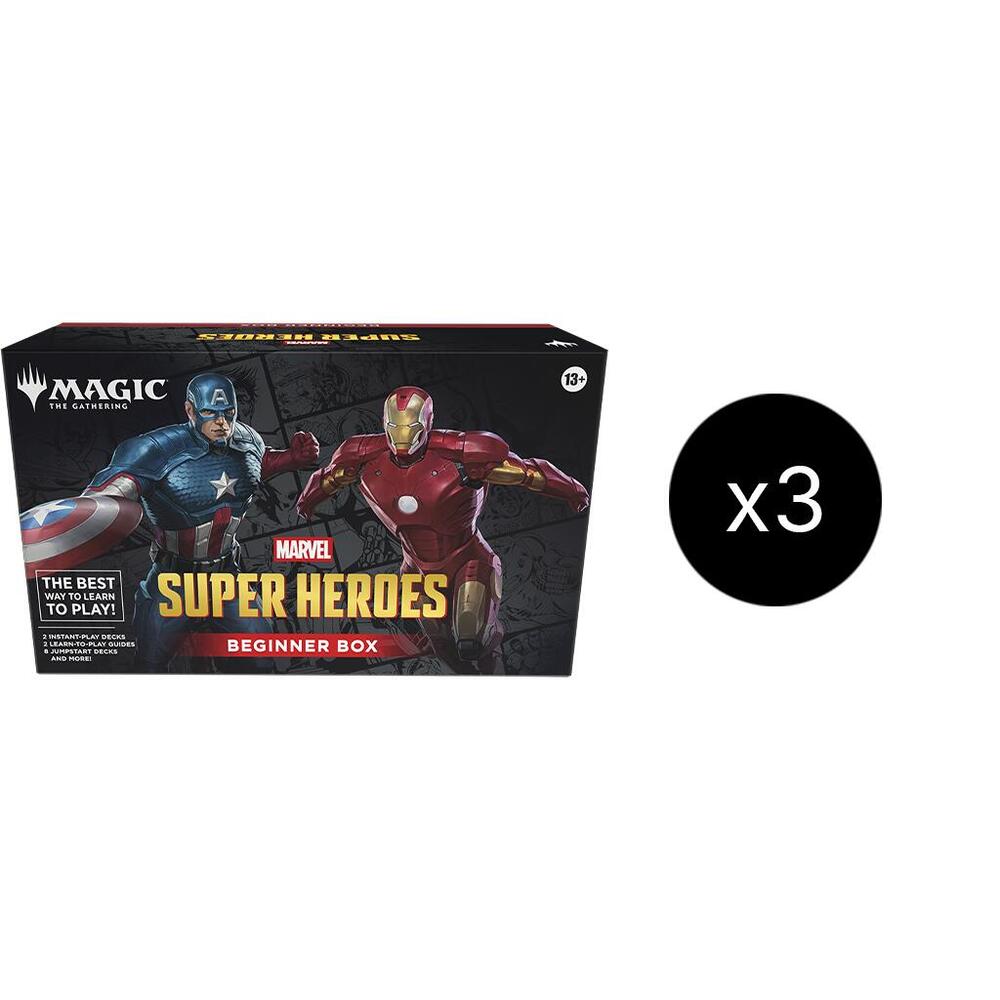 Magic the Gathering: Marvel Super Heroes Beginner 3-Box Case