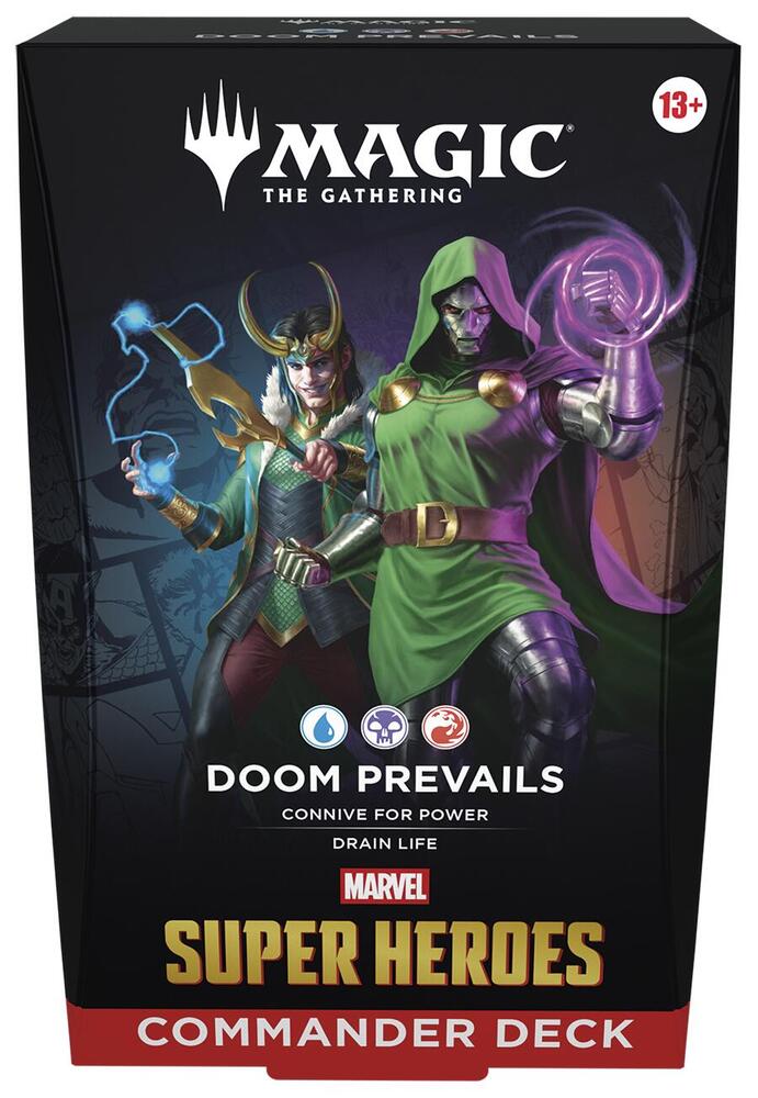 Magic The Gathering: Marvel Super Heroes Commander 4-Deck Case