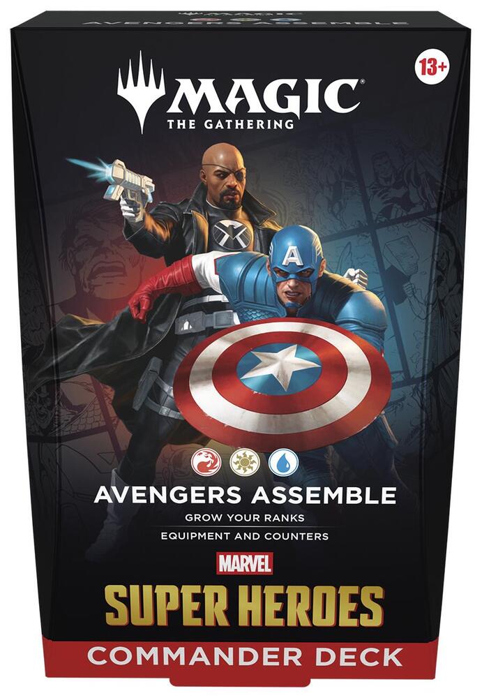 Magic The Gathering: Marvel Super Heroes Commander 4-Deck Case