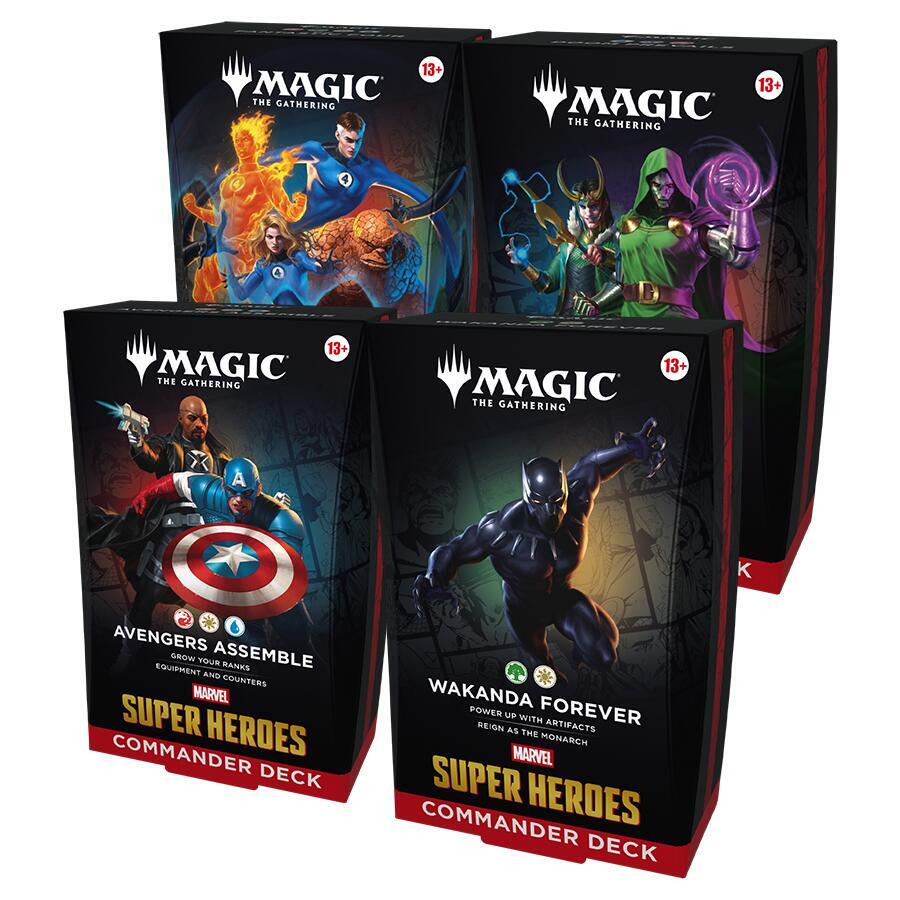Magic The Gathering: Marvel Super Heroes Commander 4-Deck Case