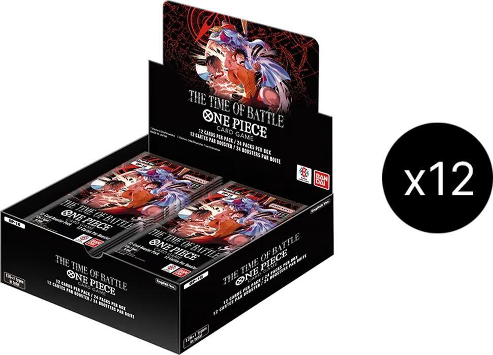 One Piece TCG: The Time of Battle Booster 12-Box Case (OP-16)
