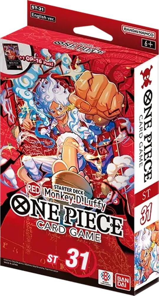 One Piece TCG: RED Monkey.D.Luffy (ST-31) Starter Deck 31