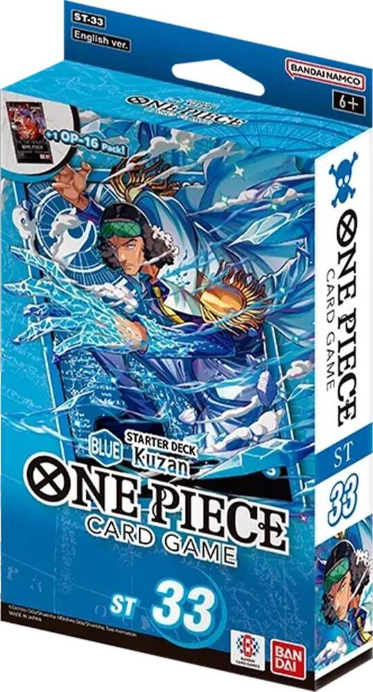 One Piece TCG: BLUE Kuzan Display (ST-33) Starter Deck 33