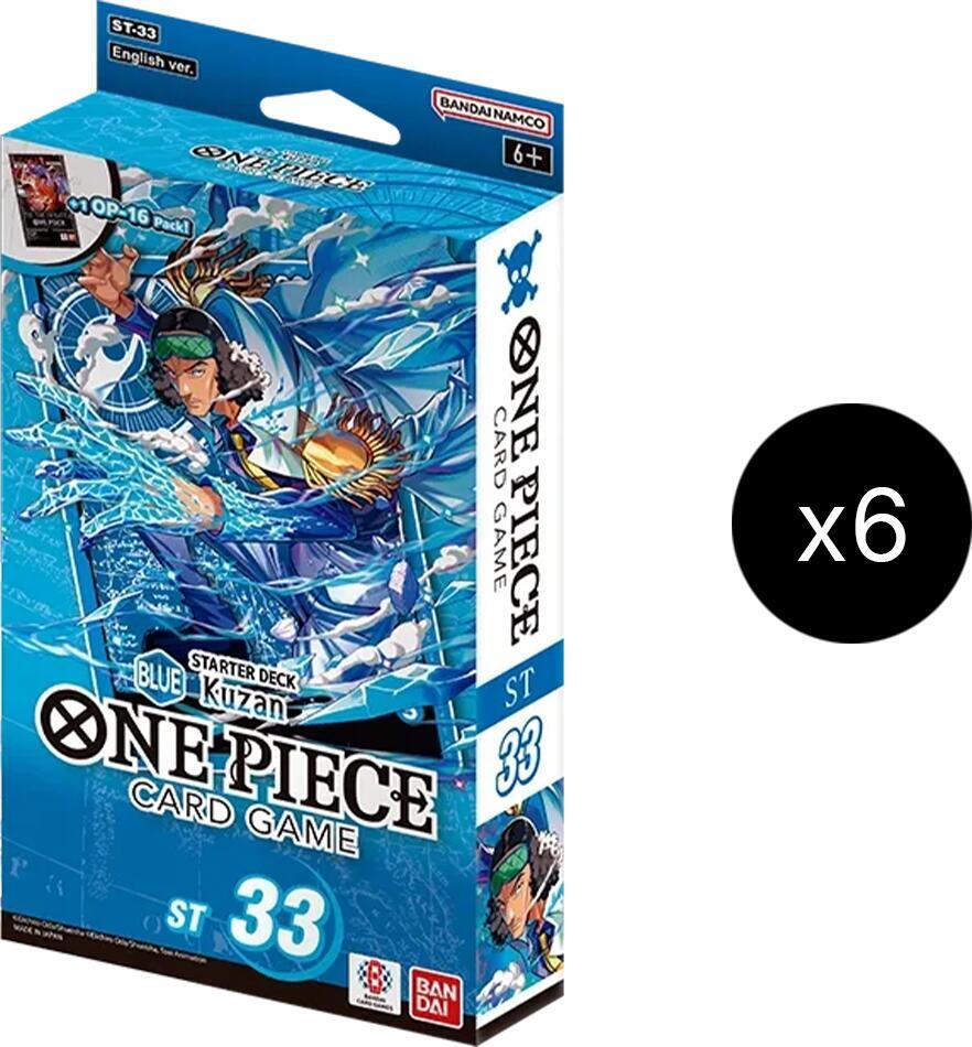 One Piece TCG: Starter Deck 33 (ST-33) BLUE Kuzan Display