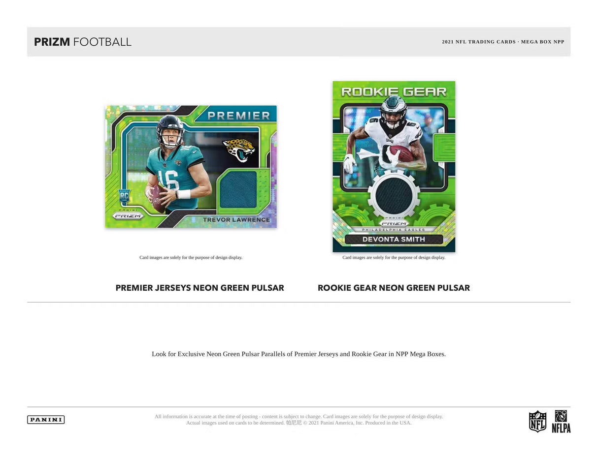 2021 Panini Prizm Football Mega Box (Pink Prizms!)