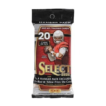 2021 Panini Select Football Hanger Pack (Red & Yellow Prizms!)