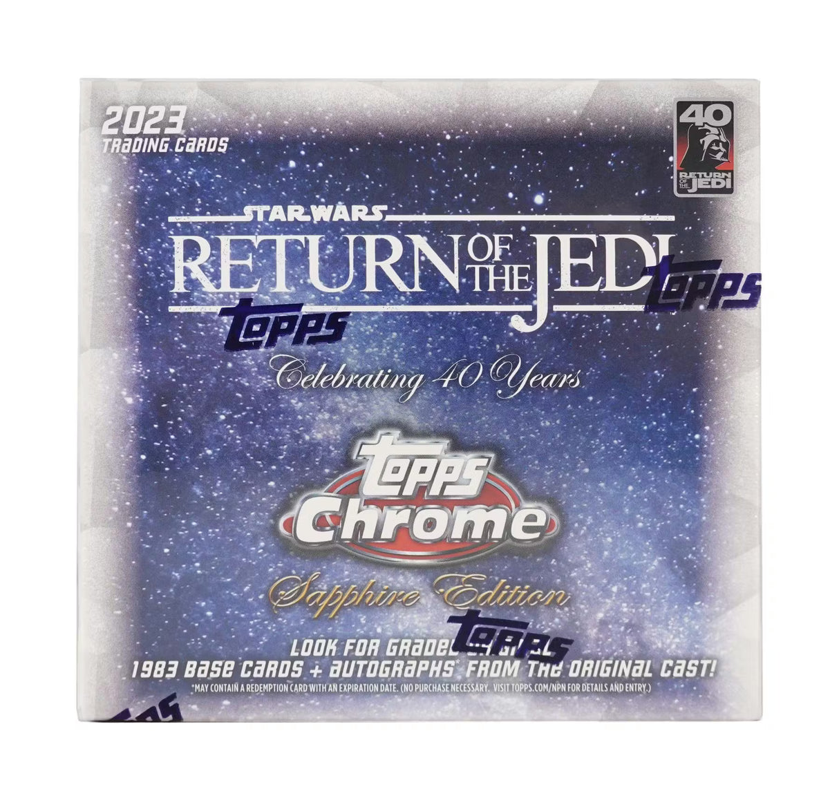 2023 Topps Star Wars: Return of the Jedi Chrome Sapphire Edition Hobby Box