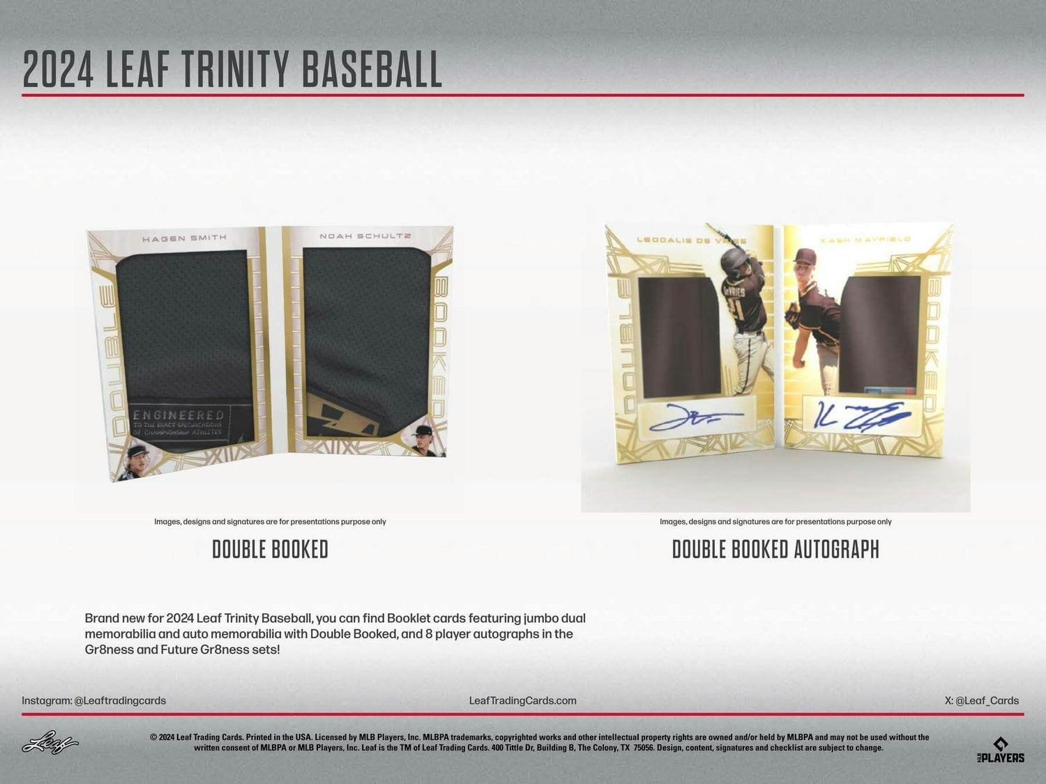 2024 Leaf Trinity Baseball Hobby Box