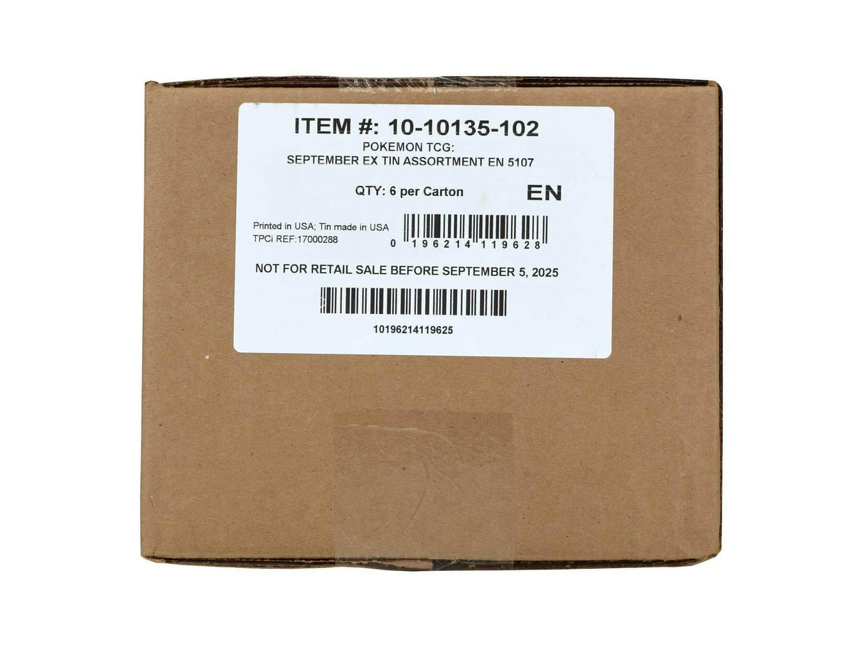 Pokemon TCG: Destined Rivals Team Rocket 6-Tin Case