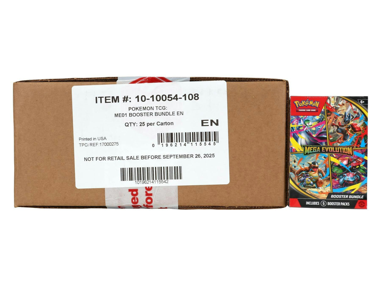 Pokemon TCG: Mega Evolution Booster 25-Bundle Case