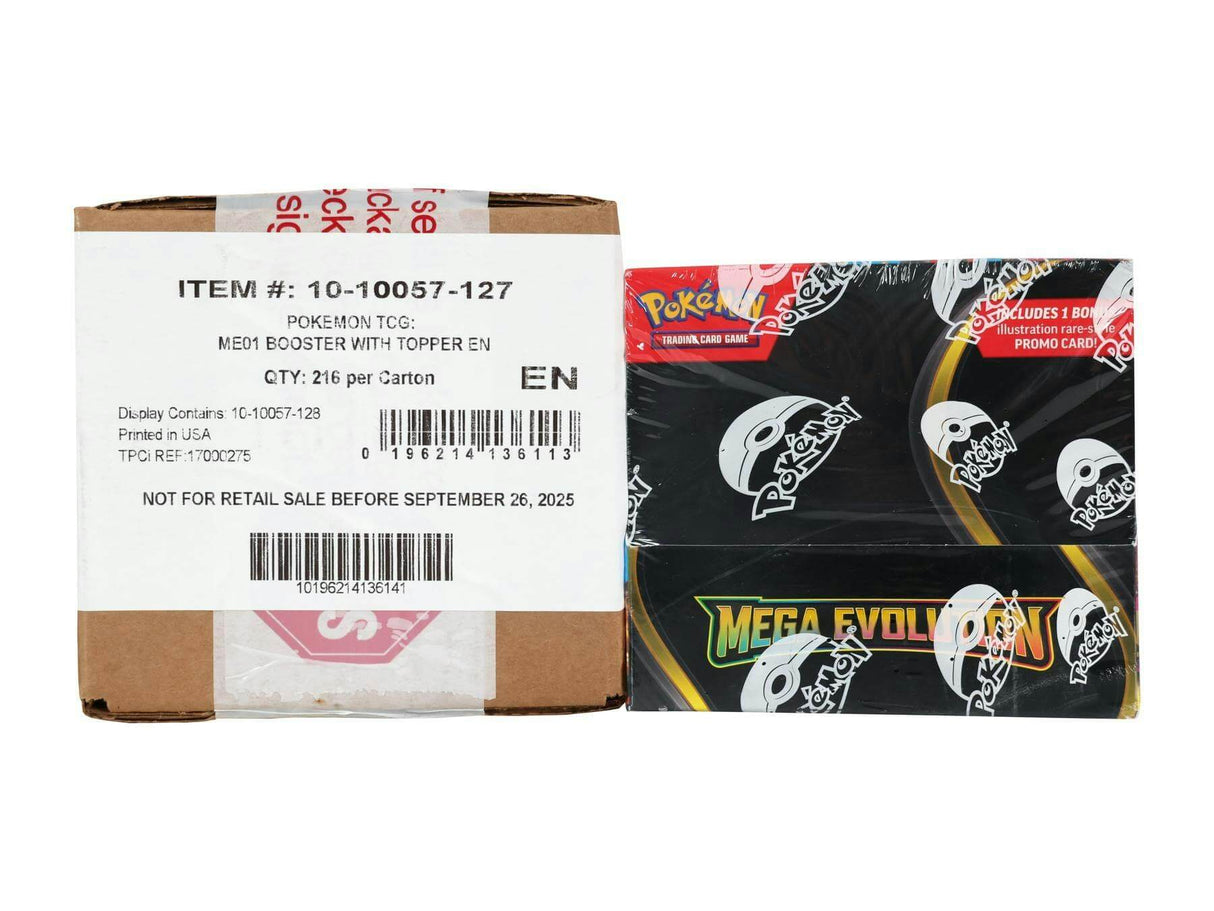 Pokemon TCG: Mega Evolution (ME-01) Enhanced Booster 6-Box Case