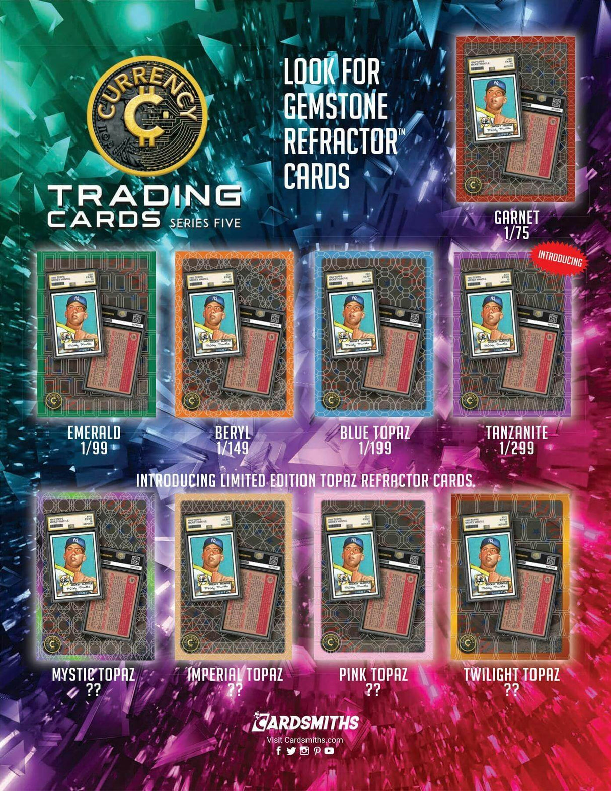 Cardsmiths 2025: Currency Trading Cards Series 5 Mega Box