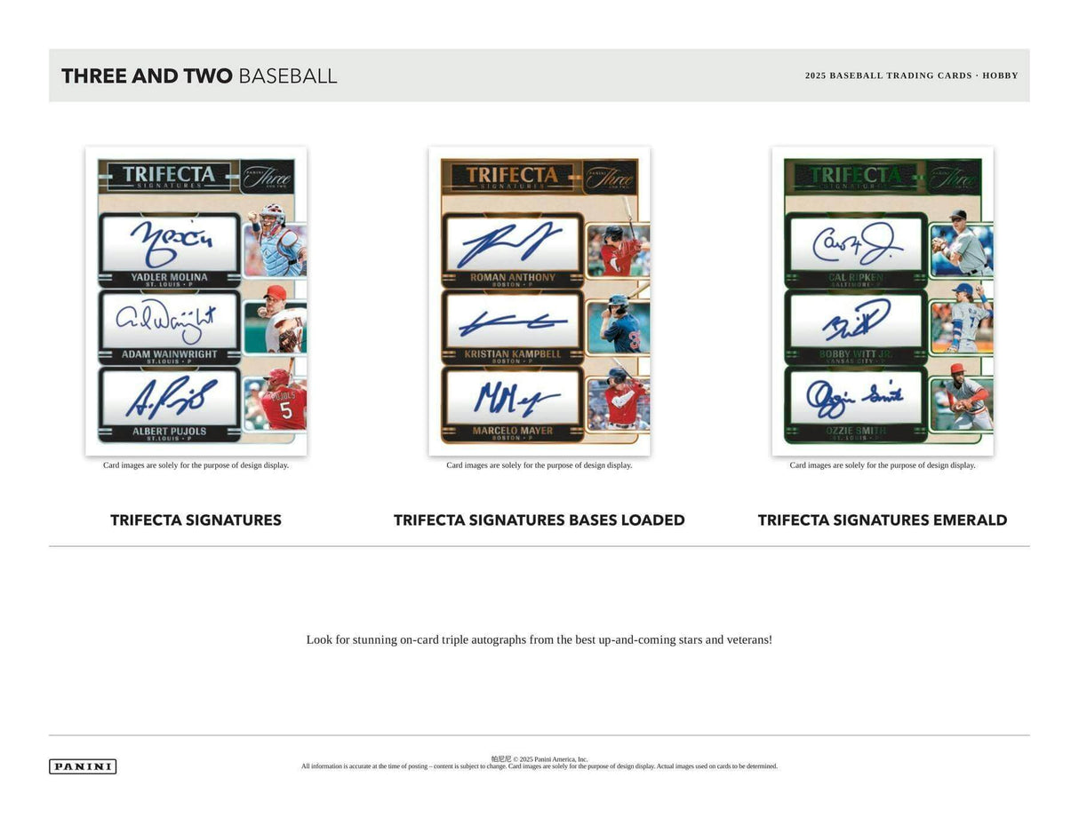 2025 Panini Three and Two Baseball Hobby Box