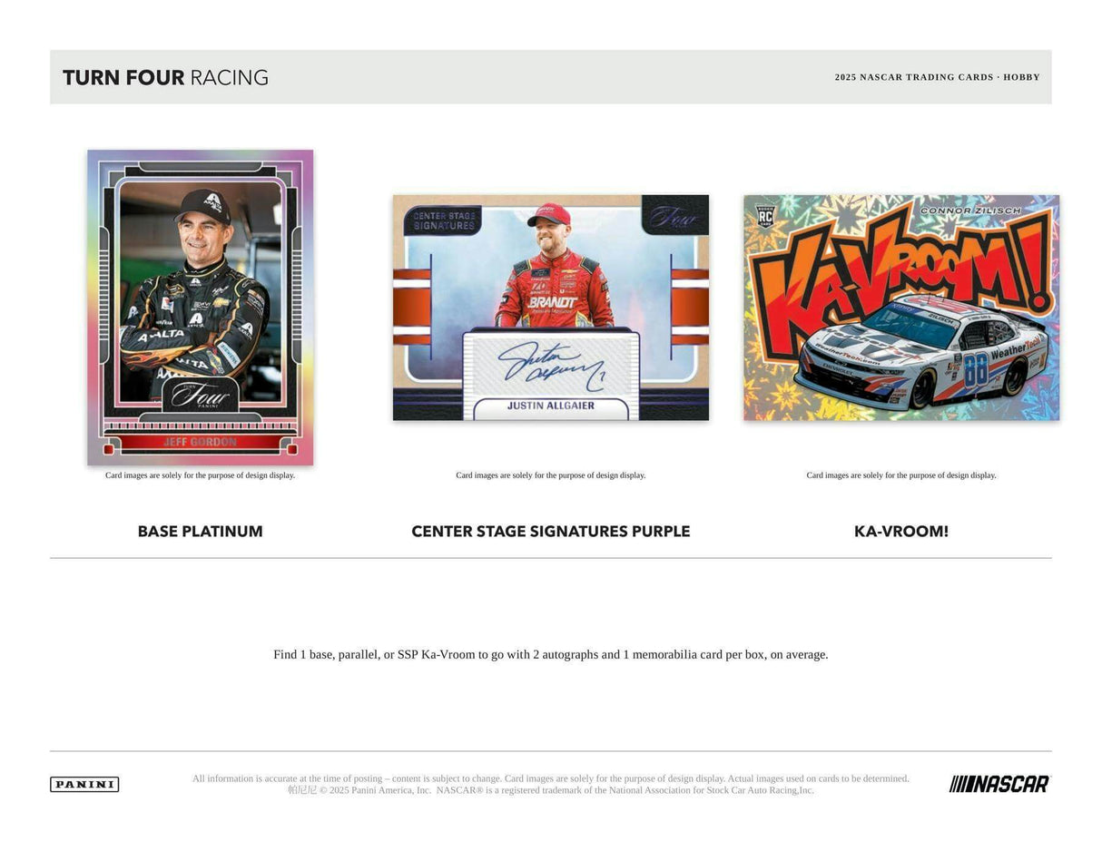 2025 Panini Turn Four Nascar Racing Hobby Box