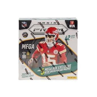 2025 Panini Prizm Football Mega Box (Neon Green Pulsar Prizms!)