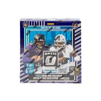 2025 Panini Donruss Optic Football Mega Box (Blue Hyper!)
