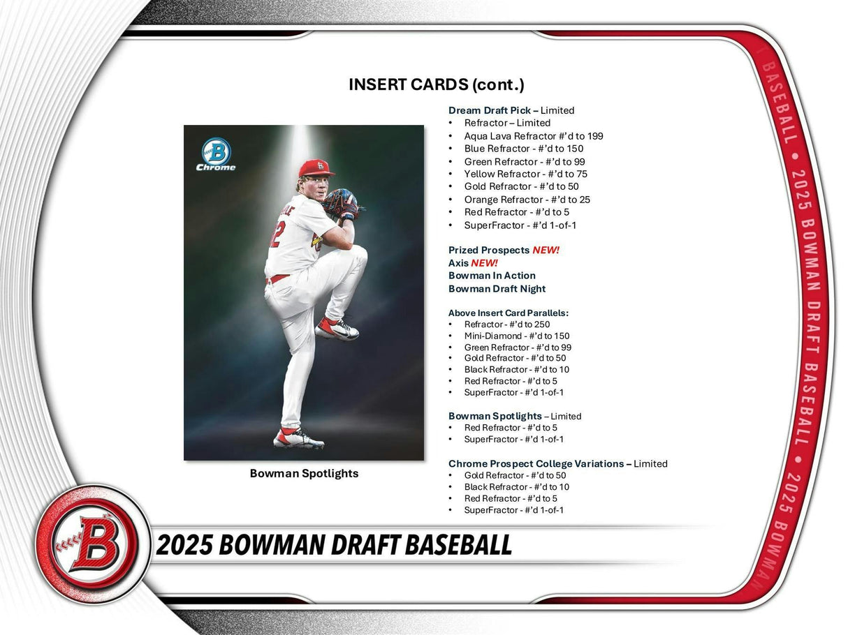 2025 Bowman Draft Baseball Super Jumbo Box