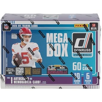 2025 Panini Donruss Football Mega Box (Blue Scope Parallels!)