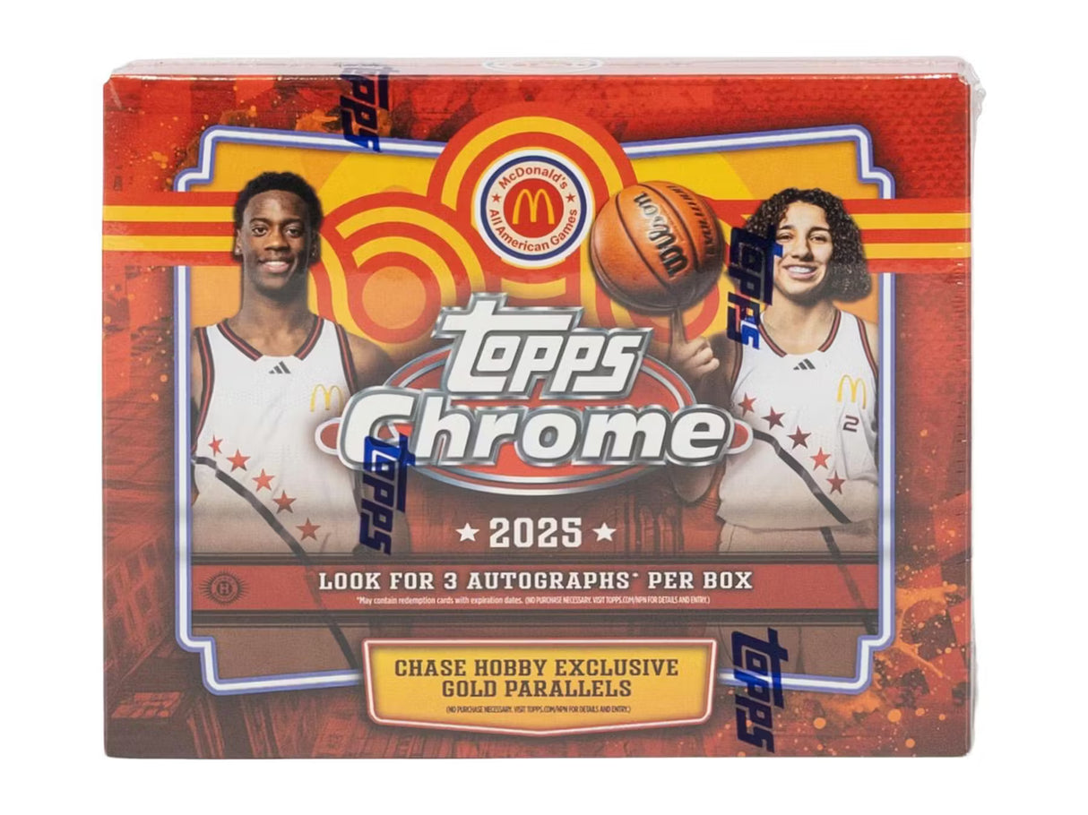 2025 Topps Chrome McDonald's All American Basketball Hobby Box