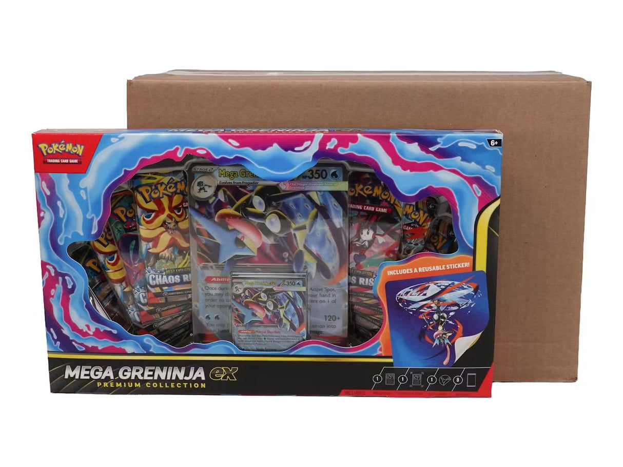Pokemon TCG: Mega Greninja ex Premium Collection 6-Box Case