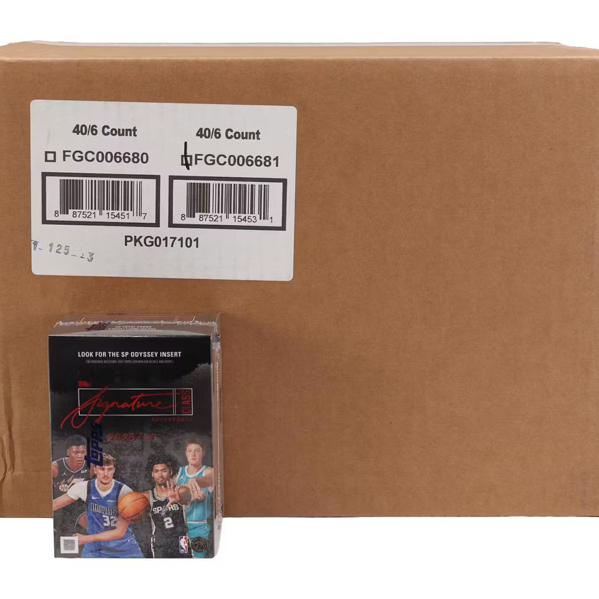 2025/26 Topps Signature Class Basketball Blaster 40-Box Case