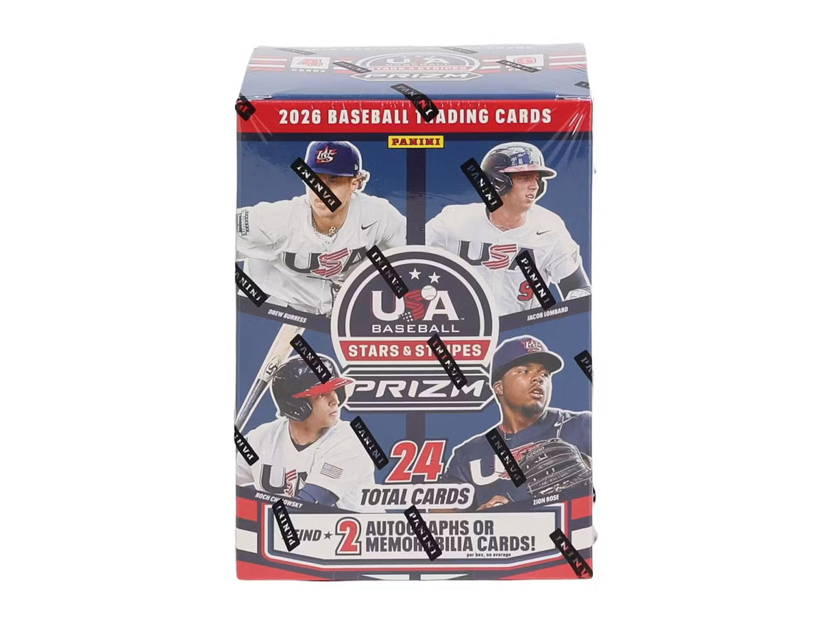 2026 Panini USA Stars & Stripes Prizm Baseball Blaster 20-Box Case