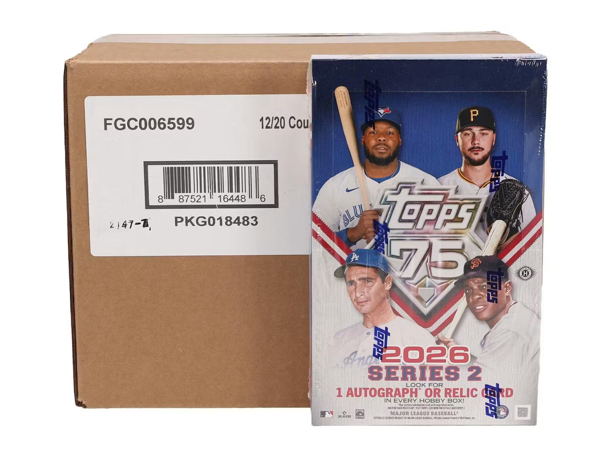 2026 Topps Series 2 Baseball Hobby 12-Box Case