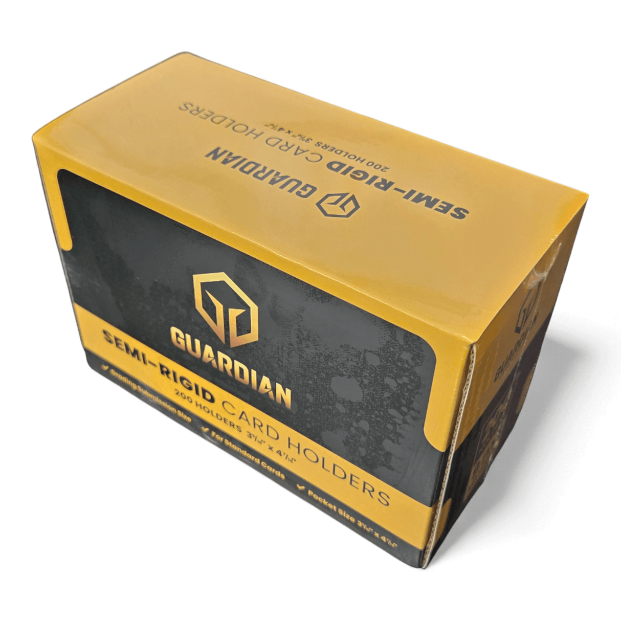 Guardian: Premium Semi-Rigid Trading Card Holders (200ct Box)