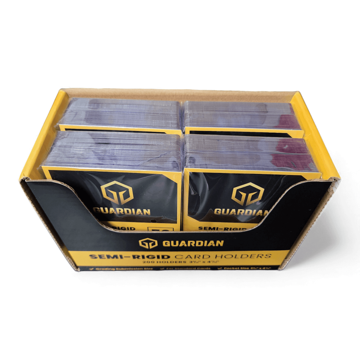 Guardian: Premium Semi-Rigid Trading Card Holders (200ct Box)