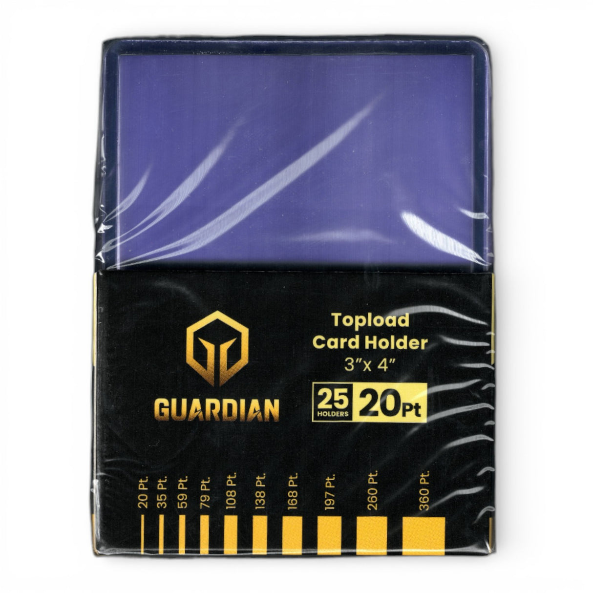 Guardian: 20pt Premium Trading Card Topload Holder (25ct)