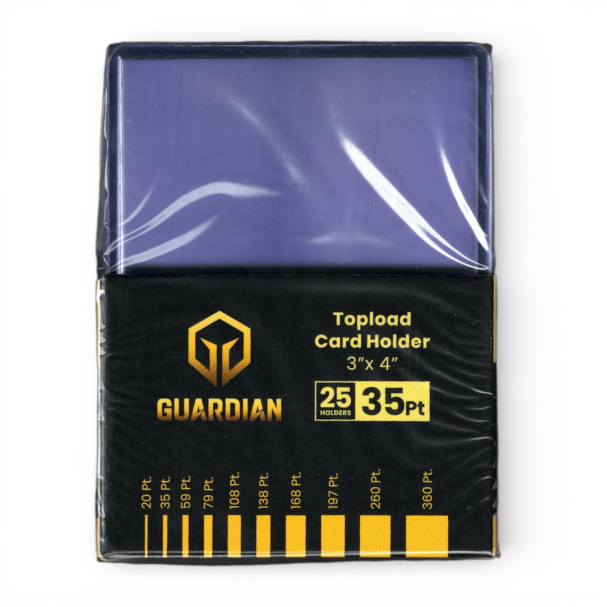 Guardian: 35pt Premium Trading Card Topload Holder (25ct)