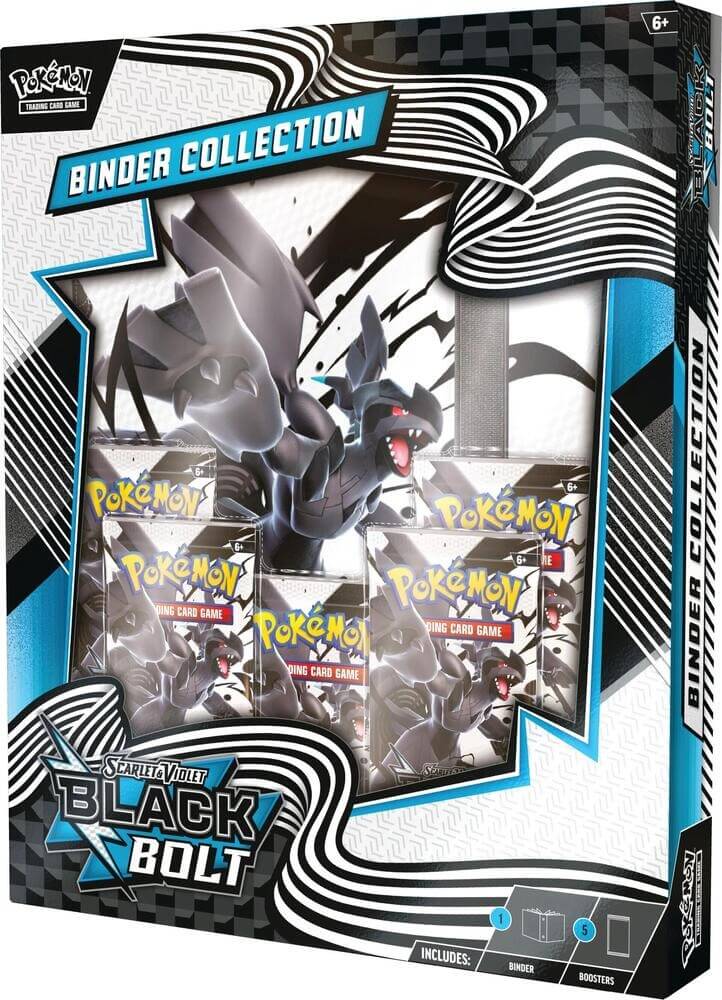 Pokemon TCG: Scarlet & Violet (SV10.5) Black Bolt Binder Collection